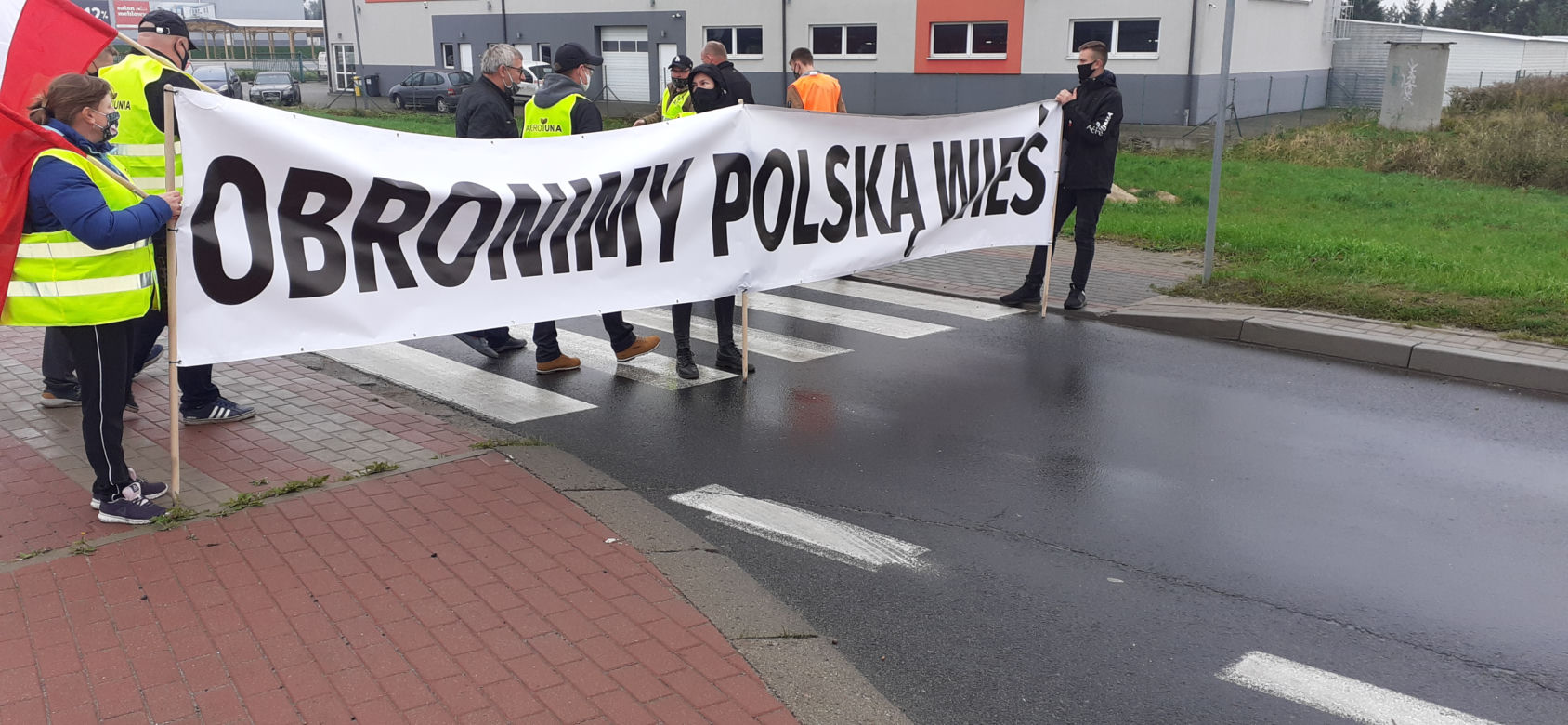 Protest rolników w Iławie 21.10.2020