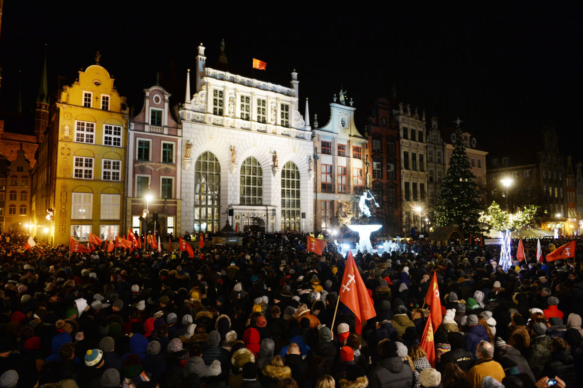 Wiec przeciwko nienawiści i przemocy w Gdańsku
