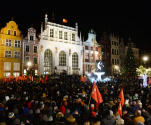 Wiec przeciwko nienawiści i przemocy w Gdańsku