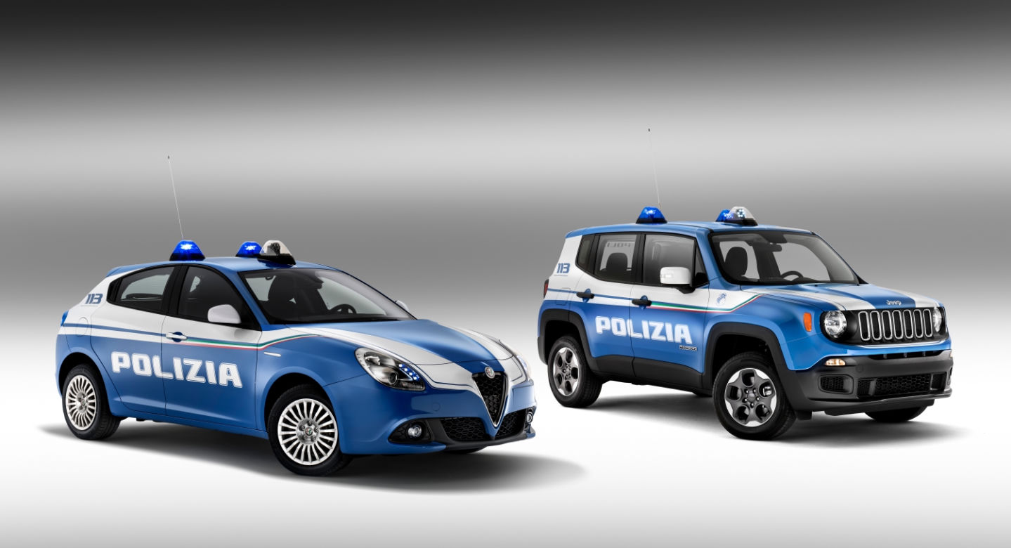 radiowóz Alfa Romeo Giulietta,  Jeep Renegade