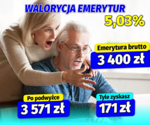 Waloryzacja emerytur wyższa niż zakładał rząd. Minimalna emerytura wzrośnie o ponad 90 złotych
