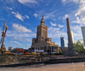 Akcja saperow pod Pałacem Kultury