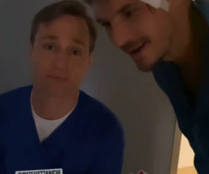 Na dobre i na złe. Michał (Mateusz Janicki), Piotr Korban (Mikołaj Roznerski)