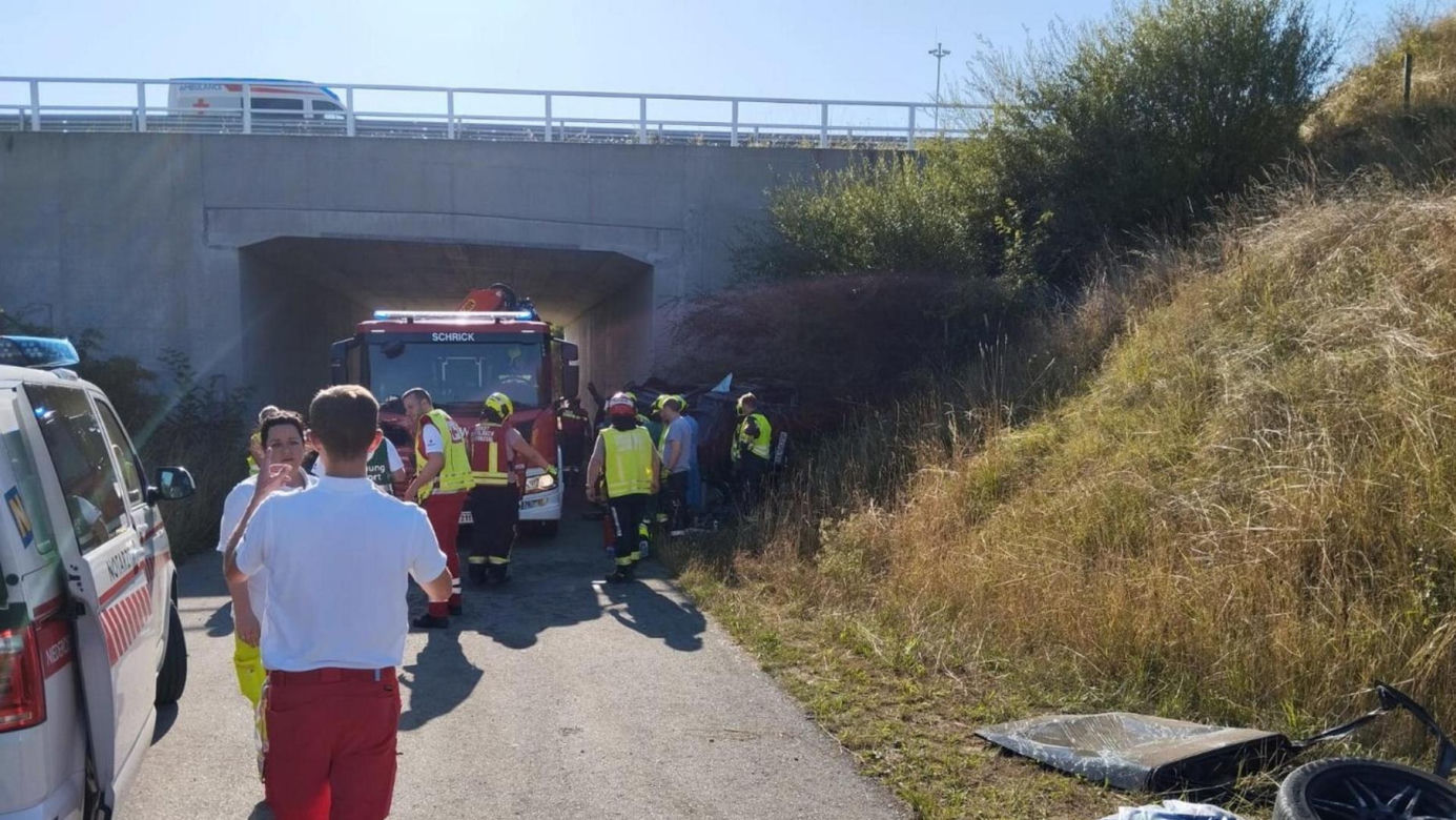 Austria. Wypadek polskiego minibusa