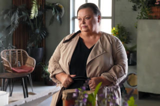 Barwy szczęścia odc. 3306. Kasia (Katarzyna Glinka), sąsiadka Borowska (Dorota Piasecka)