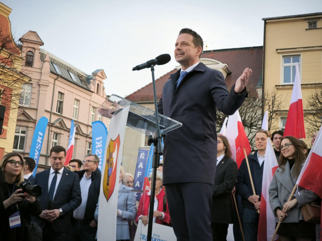 Trzaskowski w Lesznie 