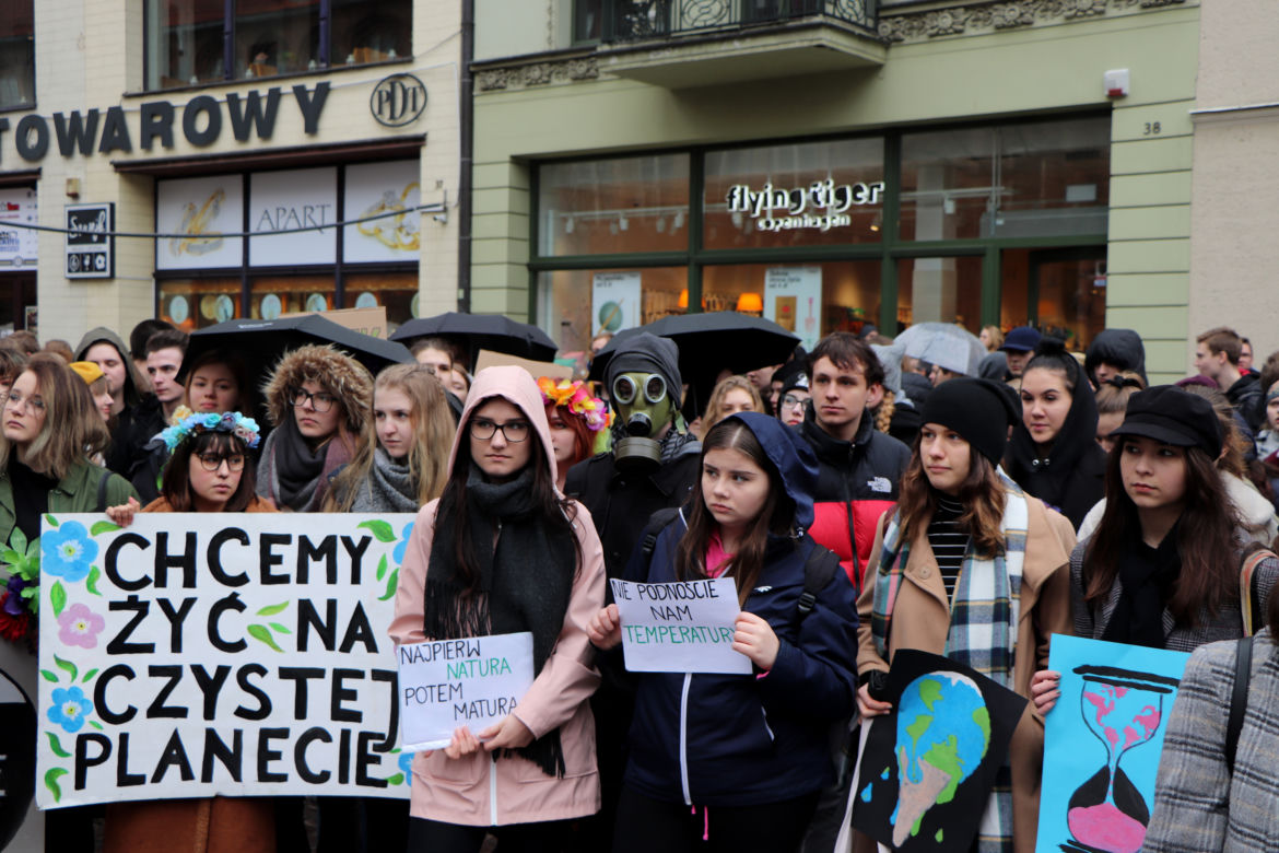 Młodzieżowy Strajk Klimatyczny w Toruniu