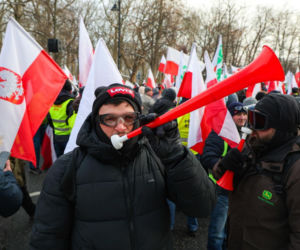 Protest rolników w Warszawie (9.01.2026)