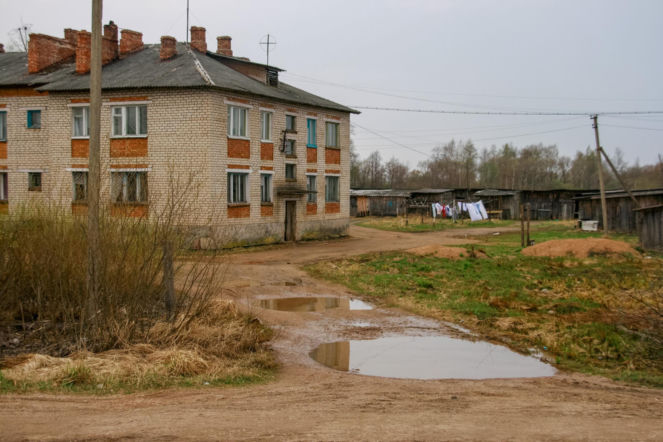 Zalana działka