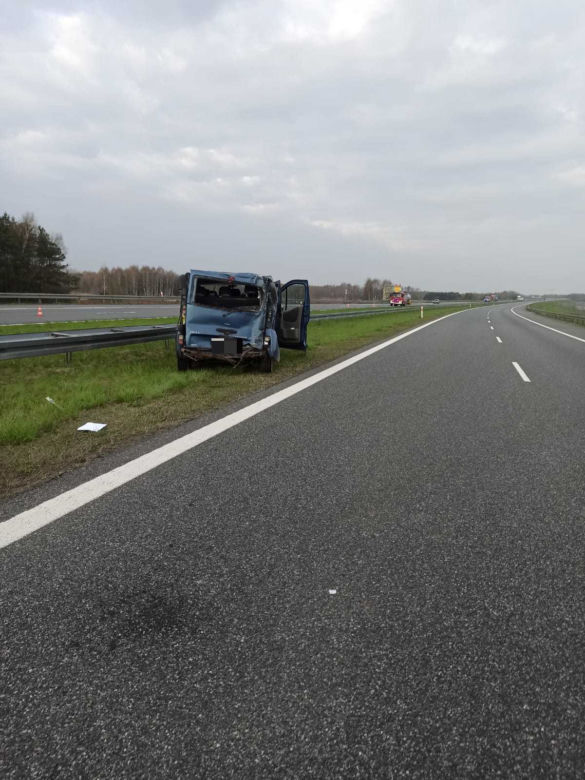 Wypadek na A4 w rejonie Nowych Żukowic
