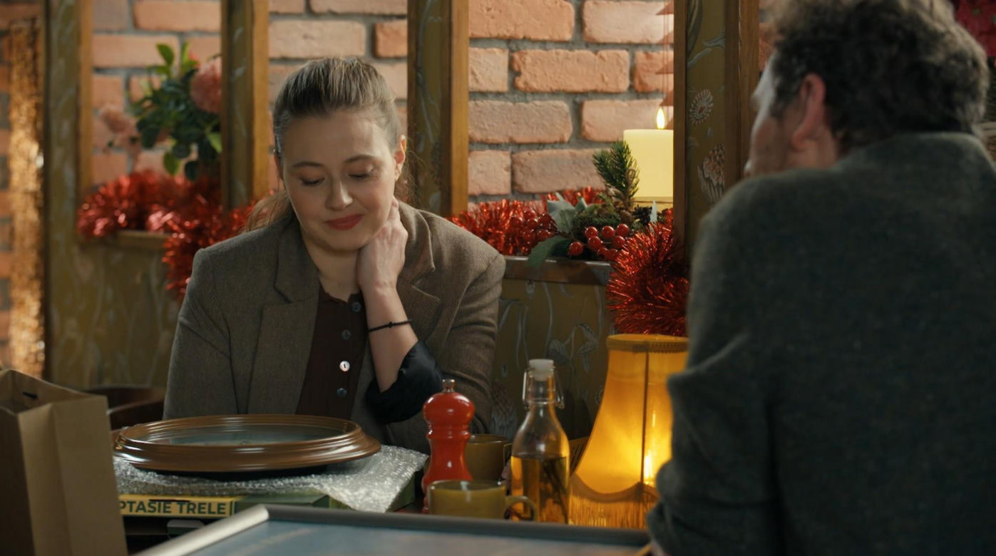 Barwy szczęścia, odc. 3202: Szczepan (Robert Gulaczyk), Gabrysia (Marta Juras)