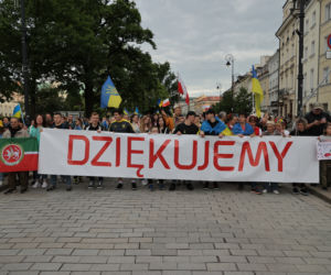 Ogromna manifestacja wdzięczności Ukraińców. „Przyjaciele, dziękujemy”
