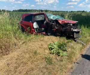 Otarł się o drzewo, a następnie wjechał w rowerzystę! Śmierć pod Obornikami