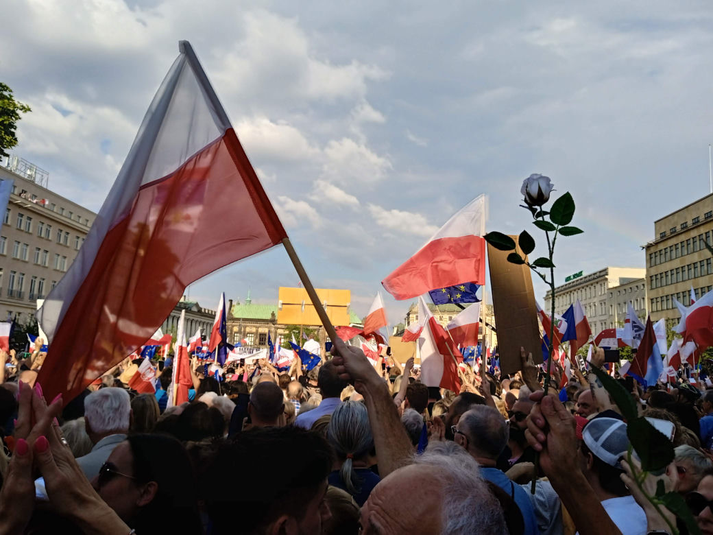Wiec Donalda Tuska w Poznaniu