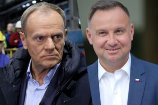 Starcie Tuska z Dudą. W ruch poszły zdjęcia z Putinem!