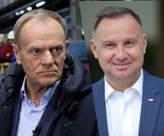 Starcie Tuska z Dudą. W ruch poszły zdjęcia!