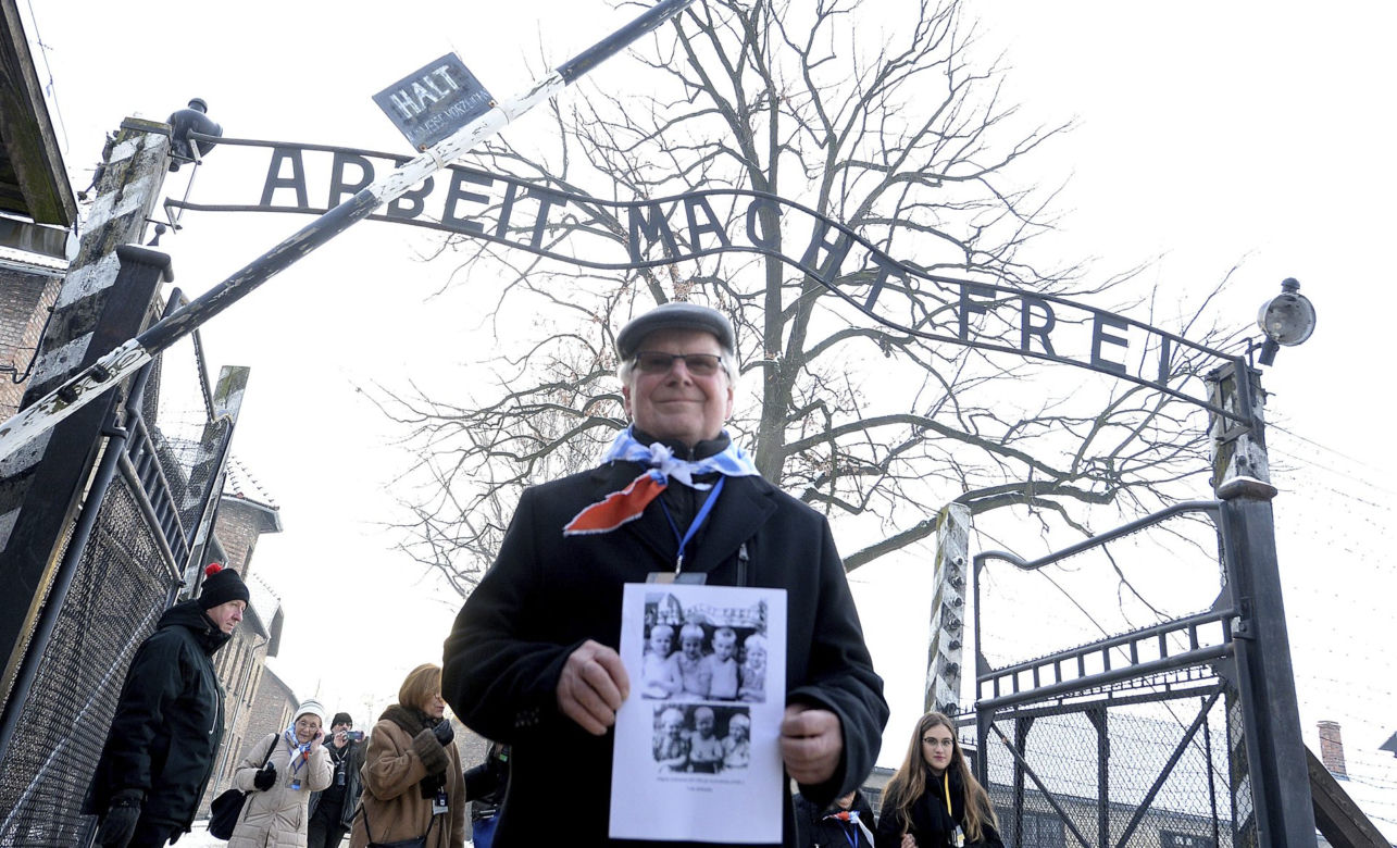 74. rocznica wyzwolenia niemieckiego nazistowskiego obozu koncentracyjnego i zaglady Auschwitz