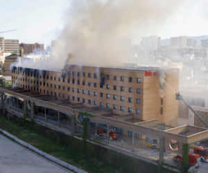 Pożar hotelu Ibis w Maladze