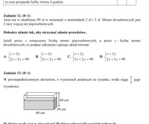 EGZAMIN GIMNAZJALNY 2013 MATEMATYKA - ARKUSZE, ODPOWIEDZI