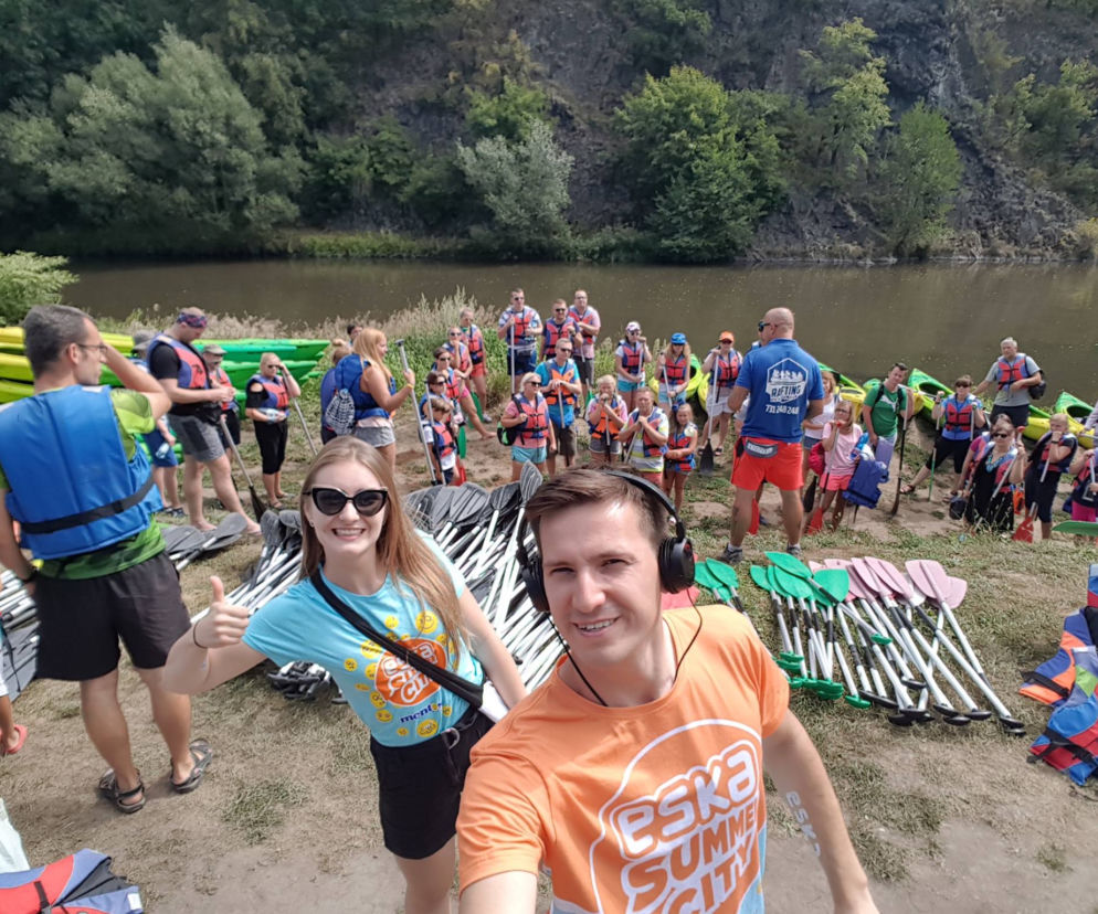 ESKA Summer City na raftingu w Bardzie