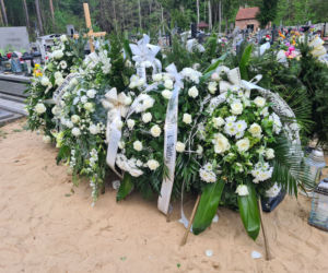 Bliscy pożegnali Mateusza, który zginął pędząc do pracy w Radawie [GALERIA]