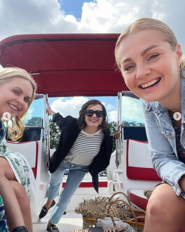 Przyjaciółki po wakacjach 2022: Anka (Magdalena Stużyńska), Zuza (Anita Sokołowska), Inga (Małgorzata Socha) 