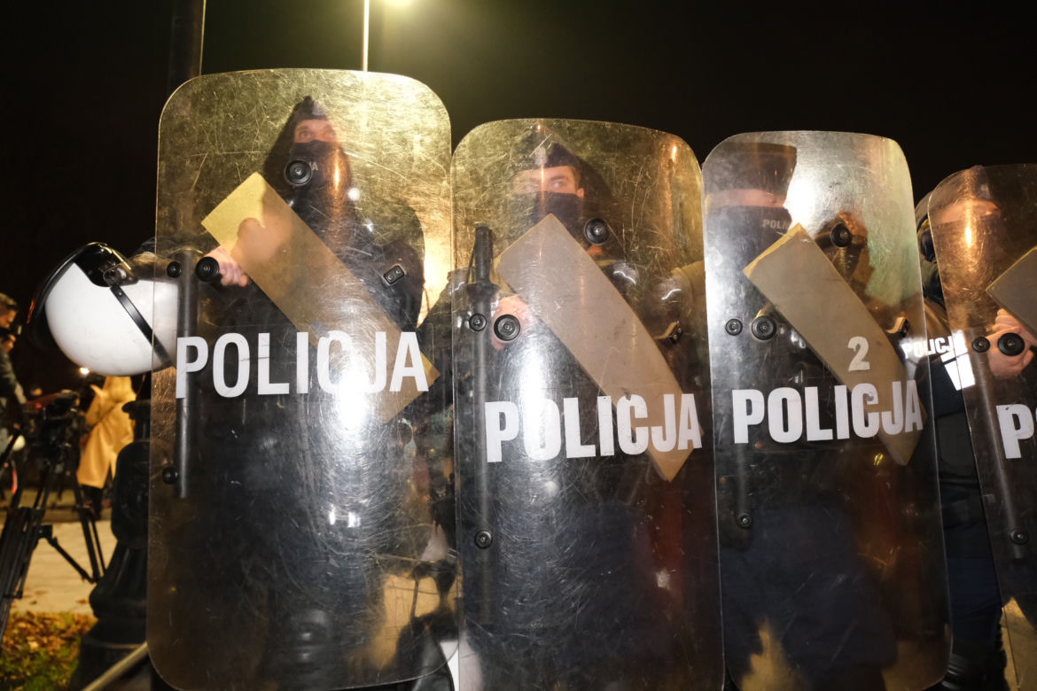 Blokada Sejmu przez Ogólnopolski Strajk Kobiet