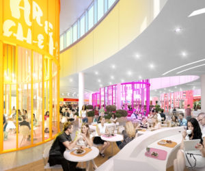 Bary i restauracje - foodcourt w nowej inwestycji Apsys