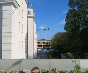 Budowa Wydziału Dziennikarstwa, Informacji i Bibliologii UW przy ul. Bednarskiej 2/4 w Warszawie
