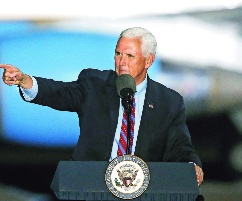Pence nie boi się wirusa
