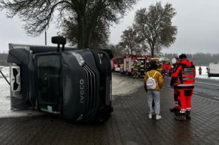 Zderzenie pojazdów w Suchożebrach