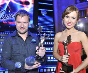 Tomasz Karolak i Marta Żmuda Trzebiatowska