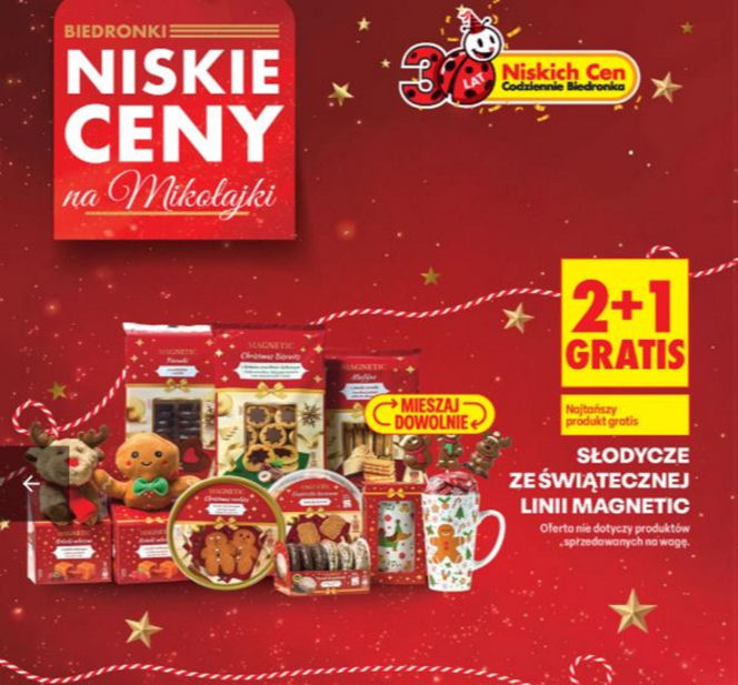 romocje na słodycze w Biedronce