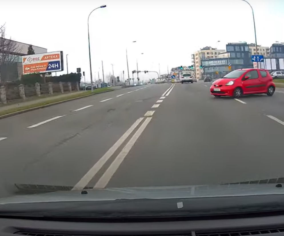 Wymuszanie pierwszeństwa w Rzeszowie