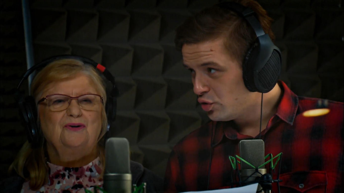 Barwy szczęścia odc. 3419. Amelia (śp. Stanisława Celińska), Hubert (Marek Molak)
