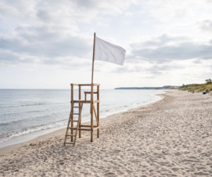 Sinice Chałupy. Czy w Chałupach można się kąpać 19.08? Flaga, warunki pogodowe