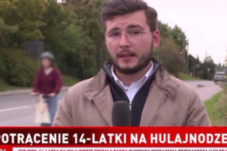 Kierujący audi potrącił nastolatkę