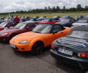 Mazda MX-5 - zlot 2014 fanów w Polsce na torze Jastrząb