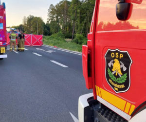 Śmiertelne potrącenie pieszego na DK 63 w Mościbrodach 