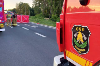 Śmiertelne potrącenie pieszego na DK 63 w Mościbrodach 