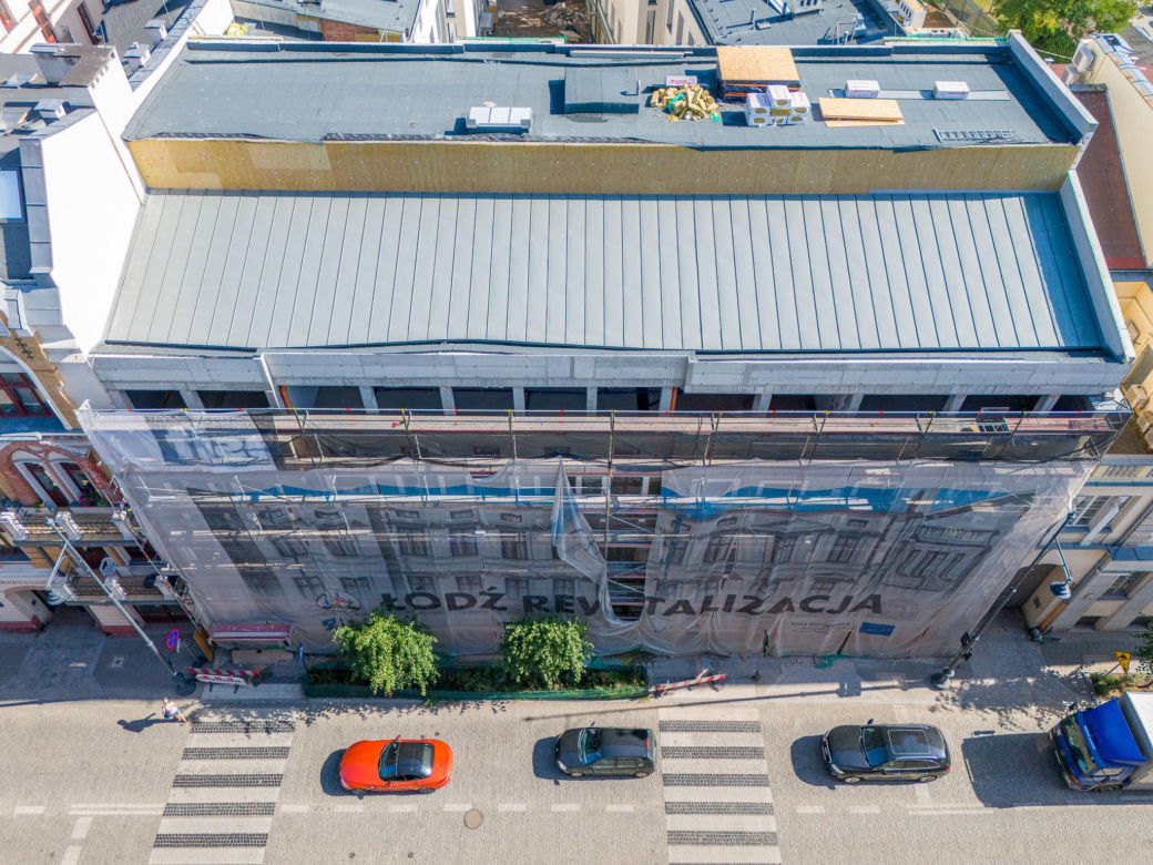 Modernizacja kamienicy przy ul. Sienkiewicza 22 w Łodzi