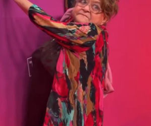 Grażyna Zielińska szaleje na ściance
