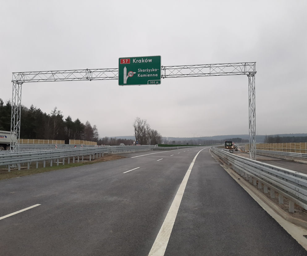 Szybciej dojedziemy na święta. Kolejny odcinek trasy S7 oddany
