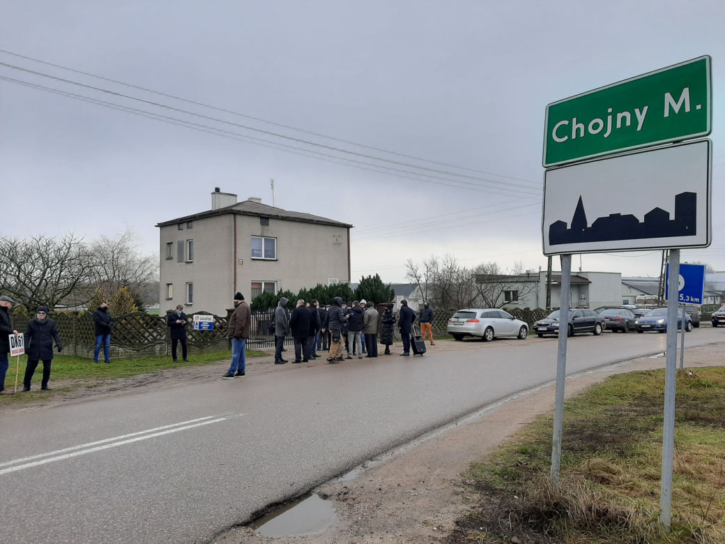 Niebezpieczne skrzyżowanie w Chojnach Młodych
