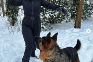 Zima jej nie zatrzymała. Cichopek wygina się na śniegu, a fani nie mogą oderwać wzroku