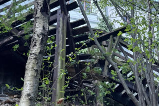 Zawalenie się schodów w Cieszynie