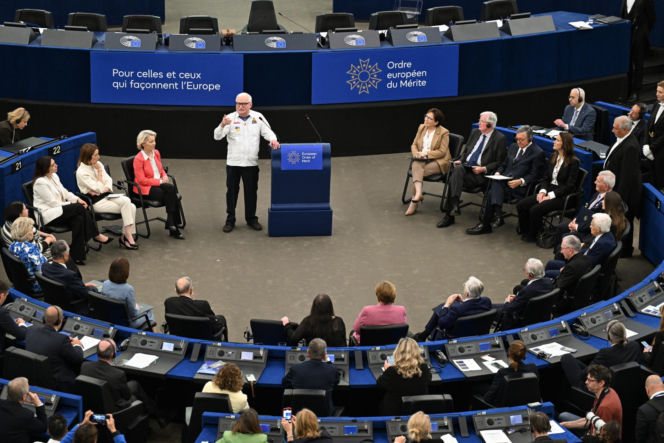Uroczystość wręczenia Europejskich Orderów Zasługi