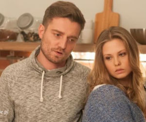 Na dobre i na złe odc. 589. Przemek Zapała (Marcin Rogacewicz), Ola (Anna Karczmarczyk)