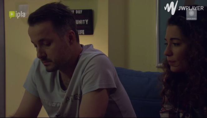 Pierwsza miłość odc. 2116. Bartek (Rafał Kwietniewski), Paulina (Julia Pogrebińska)