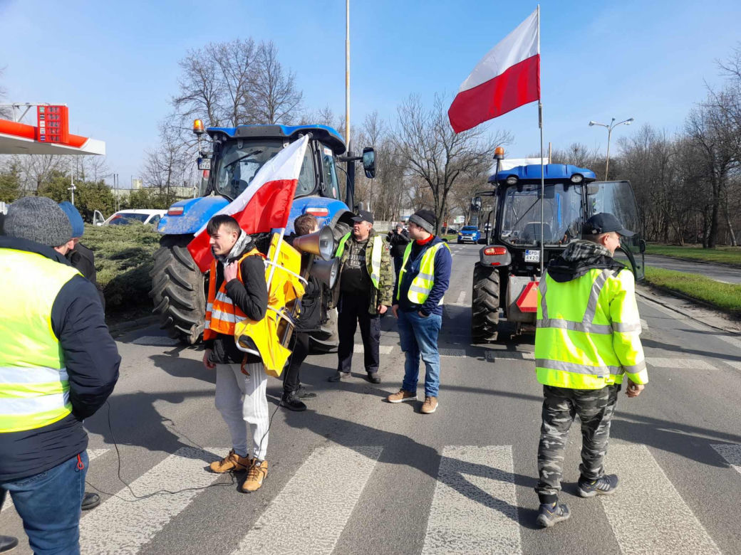Protest rolników. Zablokowano skrzyżowanie w samej Łodzi. Do kiedy należy spodziewać się utrudnień?